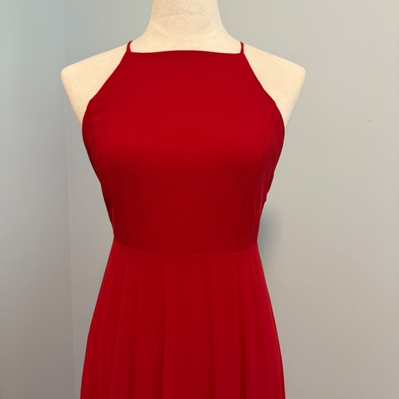 Lulu's Mythical Kind of‎ Love Backless Red Maxi Dress Size S - Picture 2 of 11